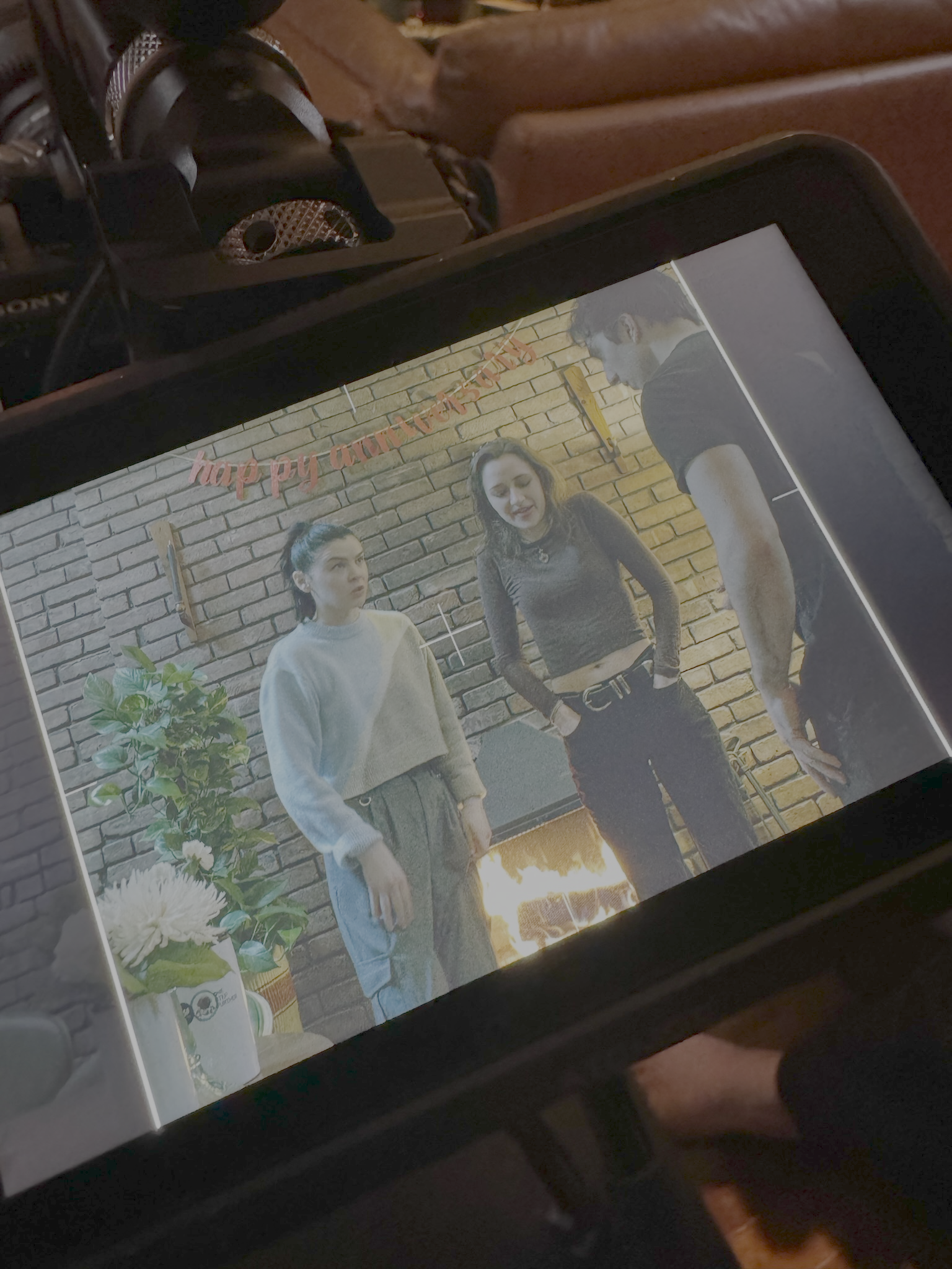 James Kenna working with writers and filmmakers