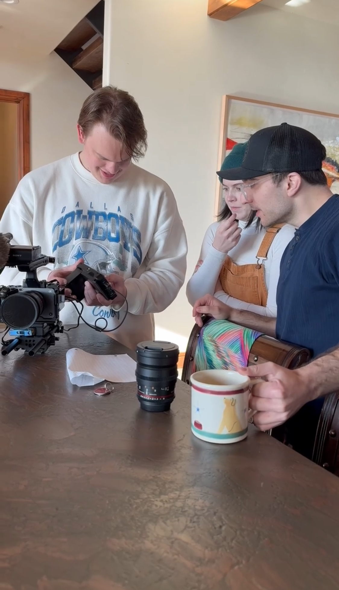 Personal interests and casual photos showing personality